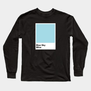 Pantone Blue Sky Mine Long Sleeve T-Shirt